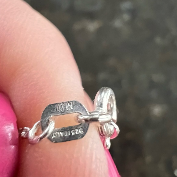 Sterling Silver nexklace Italy made - Picture 3 of 6